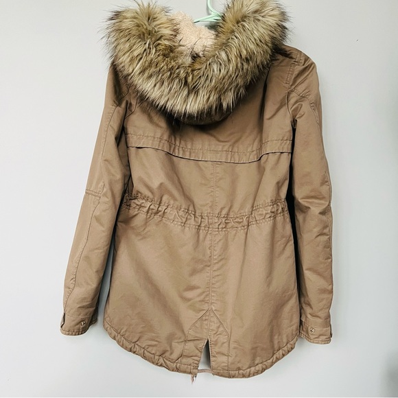 H&M Beige Pile-Lined Parka - Picture 2 of 11